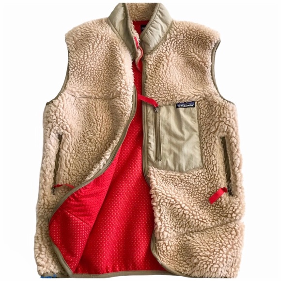 Patagonia Other - RARE Patagonia Vintage Deep Pile Sherpa Oatmeal